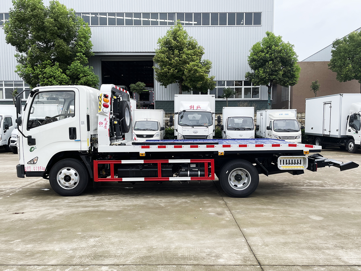 江铃凯运伸缩板清障车