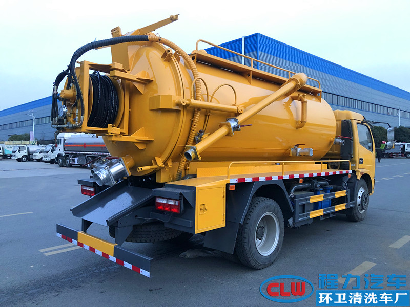 东风福瑞卡清洗吸污车（国六）一体罐