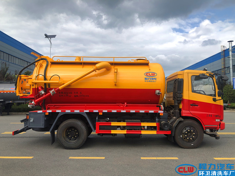 东风天锦KS清洗吸污车（一体罐）