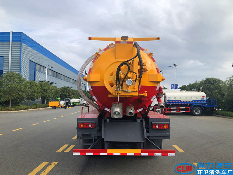 东风天锦KS清洗吸污车（一体罐）