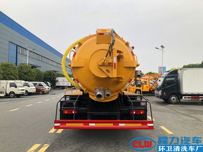 东风天锦清洗吸污车（国六）一体罐
